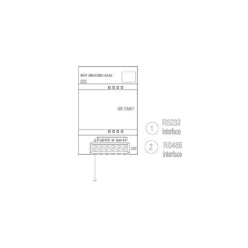 SIMATIC S7-200 SMART CM 01 RS485 9 πόλων D-sub-pin υποστηρίζει Freeport 6ES72885CM010AA0