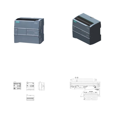 100% SIMATIC S7 1200 CPU 1212C DC RELAY 8DI 6DO 2AI 6ES7215-1BG40-0XB0 Δυνατότητα εναλλασσόμενου ρεύματος της SIEMENS