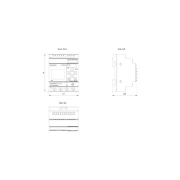 100% Πρωτότυπο LOGO 6ED1052-1HB08-0BA1 24RCE 8DI/4DO 400 Μπλοκ Μνήμη άλλη Λογική Μονάδα