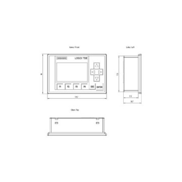 LOGO TD οθόνη 6 γραμμές 6ED1055-4MH08-0BA1λογική λογότυπο και διεπαφή επικοινωνίας RS485