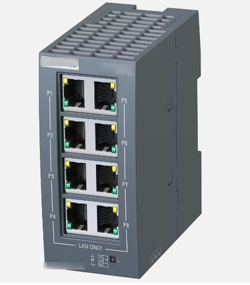 6GK5008-0BA10-1AB2 Μη διαχειριζόμενος διακόπτης Ethernet για την αλυσίδα εφοδιασμού βιομηχανικής αυτοματοποίησης