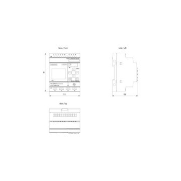 Siemens 8.3 230RCE host module 6ED10521FB080BA1 PLC προγραμματιζόμενος ελεγκτής LOGO