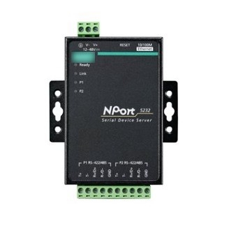 2 PORT 5230 Θύρα RS-232/422/485 Διακομιστής δικτύωσης συσκευών κατά σειρά για MOXA