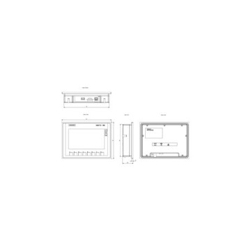 100% πρωτότυπο SIMATIC touch για Siemens HMI KTP700 βασική έκδοση DP λεπτό πάνελ 6AV21232GA030AX0