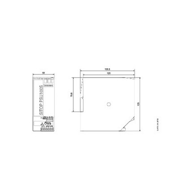 SITOP PSU100S 24V/5A Έκδοση 120/230V AC Έκδοση 6EP1333-2BA20 για βιομηχανικά προϊόντα
