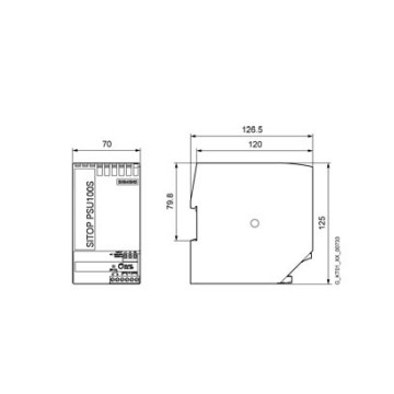 Εξόδου Δύναμη άλλη 6EP1334-2BA20 SITOP PSU100S 24 V/10 A Σταθερή είσοδος ισχύος 120/230 V AC