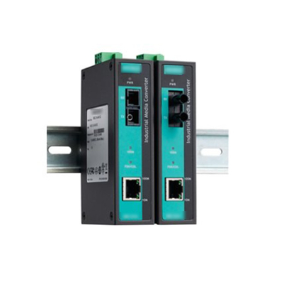 MOXA IMC-21A-M-ST Βιομηχανικός βαθμός 10/100BaseT X έως 100BaseFX Φωτομετατροπέας για MOXA