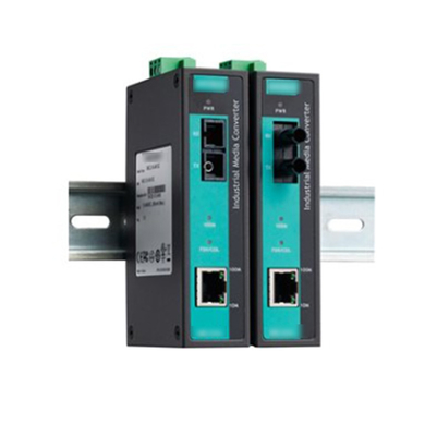 MOXA IMC-21A-M-ST Βιομηχανικός βαθμός 10/100BaseT X έως 100BaseFX Φωτομετατροπέας για MOXA