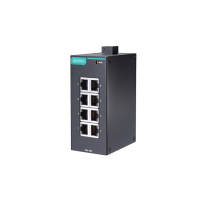 EDS-108 8 θύρες μη διαχειριζόμενος διακόπτης Ethernet για τοποθέτηση οδηγού βιομηχανικής αυτοματοποίησης MOXA