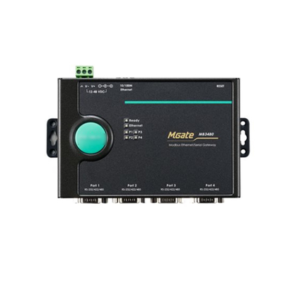 MGATE MB3180 1 2 και 4 θύρες Ethernet Modbus Gateway για MOXA στον βιομηχανικό αυτοματισμό