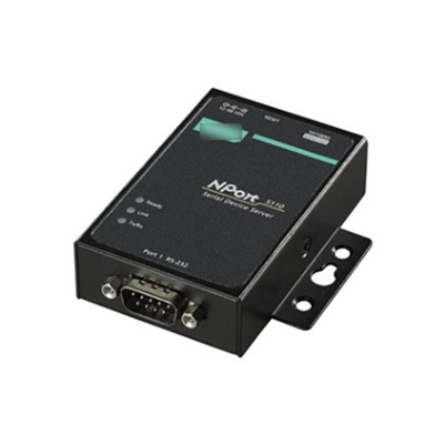 Απευθείας παροχή NPORT 5110 Port RS-232/422/485 Serial Port Device Networking Server για την MOXA