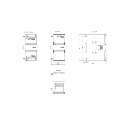 Siemens S7-200SMART PLC Module SM AI04 AI 4x12 bit 6ES72883AE040AA0 100% πρωτότυπο