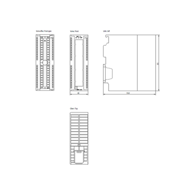 100% πρωτότυπη μονάδα PLC της Siemens S7-300 σειράς AI 8x9/12/14 bit 100% 6ES73317KF020AB0