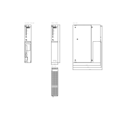 Η Siemens PLC S7-400 Module PS 405 10 A για την FOB