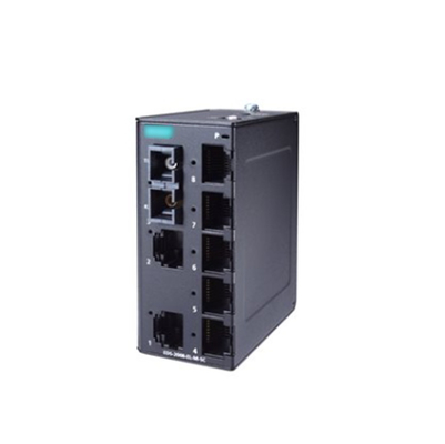 Εναλλακτικός διακόπτης Ethernet χωρίς διαχείριση 8 θύρων σειράς EDS-2008-EL για εξαρτήματα βιομηχανικών υπολογιστών