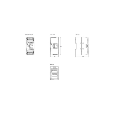 SIMATIC S7-1200 SM 1231 8 AI 12 bit σήμα Αναλογική ενότητα εισόδου Επικοινωνιακή διεπαφή Άλλα