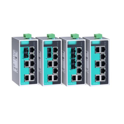 MOXA EDS-208A 8-port μη διαχειριζόμενος βιομηχανικός διακόπτης Ethernet με θήκη αλουμινίου IP30