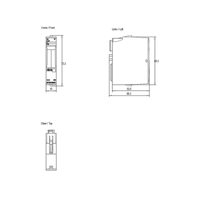 Αρχικό ET 200SP AQ 4xU/I ST IM 155-6PN Πρότυπο 6ES71356HD000BA1 Όρος αποστολής FOB