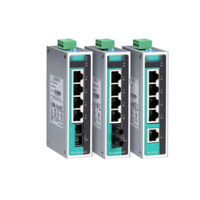 MOXA EDS-205A 5-Port μη διαχειριζόμενος διακόπτης Ethernet για ναυτιλιακή βιομηχανική αυτοματοποίηση