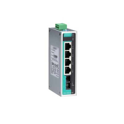 MOXA EDS-205A 5-Port μη διαχειριζόμενος διακόπτης Ethernet για ναυτιλιακή βιομηχανική αυτοματοποίηση