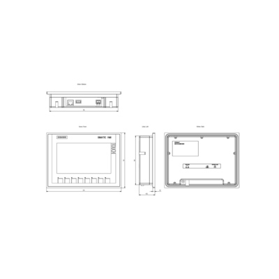 100% Δοκιμασμένο 6AV21232GB030AX0 Siemens HMI KTP700 Basic Lite Panel Πιεστικό κουμπί / λειτουργία αφής Δείκτης TFT 7 &quot;