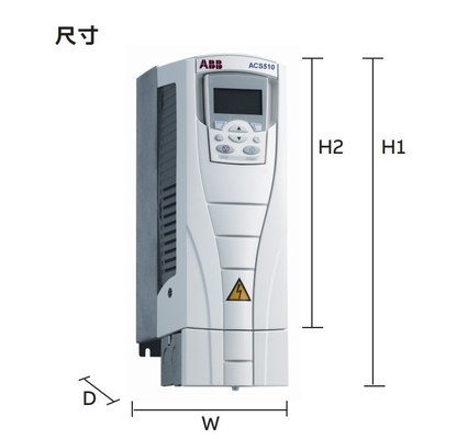 Ονομαστική τάση 380V ABB ACS510 Σειρά 2.2kw Inverter ACS510-01-05A6-4 για Βιομηχανικά