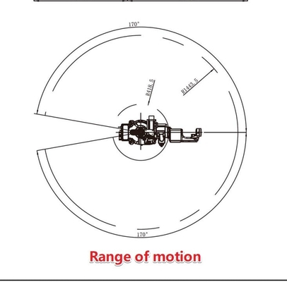 GBS6-C1400X Ρομπότ συγκόλλησης 1400MM Κινή ακτίνα 0,05mm Επαναλαμβανόμενη ακρίβεια και συγκόλληση