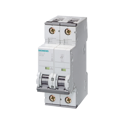 5SY4 Μικροσκοπικός διακόπτης 400V 10kA 2 πόλος C 16A 5SY42167CC για την αποστολή FOB
