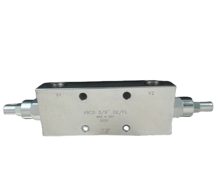 VBCD 3/8&quot; DE/FL Επεκκεντρικές βαλβίδες Αντισταθμιστική βαλβίδα για μέγιστη πίεση 350bar