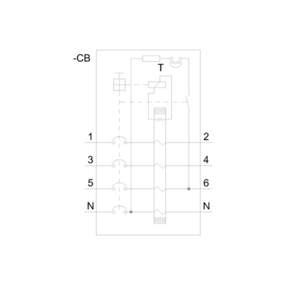 Siemens 5SV3646-6 Διασύνδεση επικοινωνίας με διακόπτη λειτουργικού ρεύματος