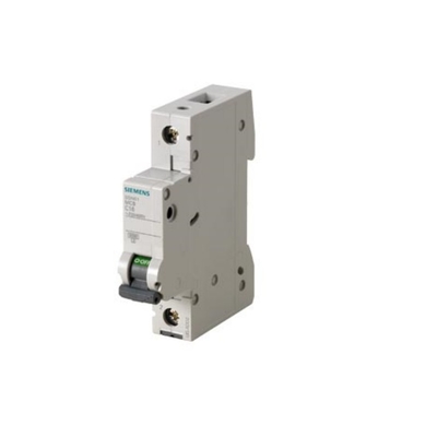 Siemens 5SN6110-7CN 230/400V 6kA 1-πολικός διακόπτης κυκλώματος C 10 A Καθαρό βάρος kg 0,261 Kg
