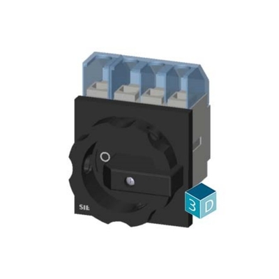 Siemens 3LD2203-1TL51 Διακόπτης απομόνωσης σταθερή περιστρεφόμενη κίνηση εμπρός για μόνιμη απομόνωση
