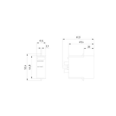 5SD74880CC PLUG M ή C/T2/II 350 V 40 kA N-PE Για τη διεπαφή επικοινωνίας Siemens