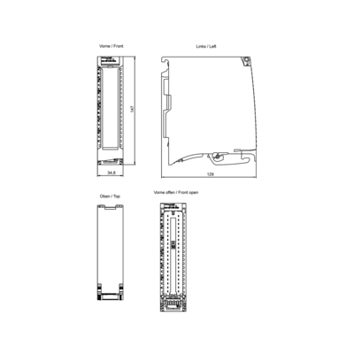 Siemens SIMATIC S7-1500 TM Μετρητής 2x24V 6ES7550-1AA01-0AB0 100% δοκιμασμένος