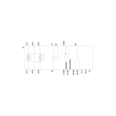 Siemens 3RW50556AB14 Soft Starter 200-480V 143A 110-250V Τερματικά βίδας AC Αναλογική έξοδος