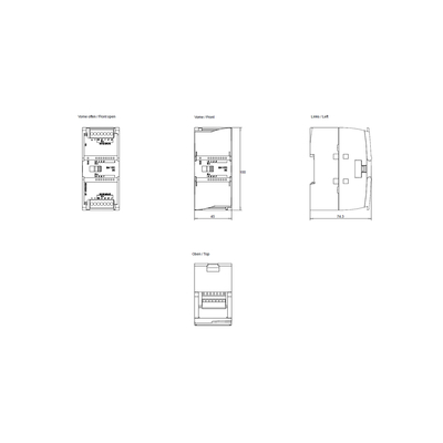 Σημαντική SIMATIC S7-1200 SM 1221 Μονάδα επέκτασης PLC για τη Siemens Automation Industrial