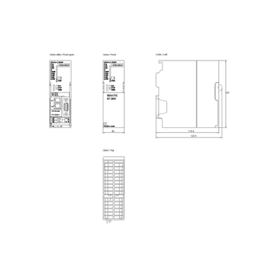 Εξαιρετικό 6ES7315-2EH14-0AB0 SIMATIC S7-300 CPU 315-2PN/DP με 384KB μνήμη εργασίας