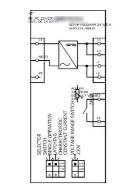 Μνήμη Άλλα SITOP PSU200M Ηλεκτρική τροφοδοσία μονό- και δι-φάσης DC 24V/5A 6EP1333-3BA10