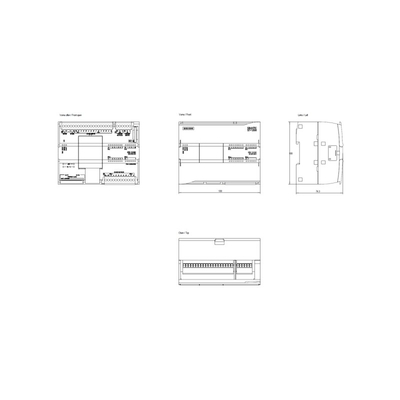 6ES7215-1AG40-0XB0 SIMATIC S7-1200 CPU 1215C Συμπληρωματική CPU DC/DC/DC 2 θύρες PROFINET