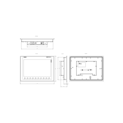 SIMATIC HMI KTP1200 Βασικό Πίνακα Κλειδί / λειτουργία αφής 12 &quot;TFT οθόνη 100% πρωτότυπο