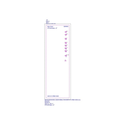 SIMATIC HMI KTP1200 Βασικό Πίνακα Κλειδί / λειτουργία αφής 12 &quot;TFT οθόνη 100% πρωτότυπο