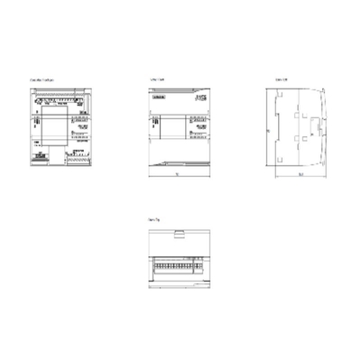SIMATIC S7-1200 CPU 1212C Compact CPU DC/DC/DC 6ES7212-1AE40-0XB0 στην αρχική συσκευασία