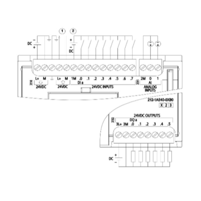 SIMATIC S7-1200 CPU 1212C Compact CPU DC/DC/DC 6ES7212-1AE40-0XB0 στην αρχική συσκευασία