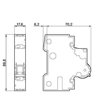 5SY61067CC 5SY6106 7 Μικροσκοπικός διακόπτης για προϊόν ονομαστικής τάσης 230V