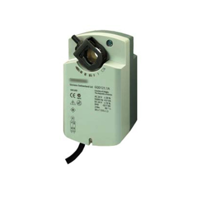 100% GQD121.1A Αρχικός ενεργοποιητής αεραγωγών AC/DC24V 2Nm SR με βοηθητικό διακόπτη