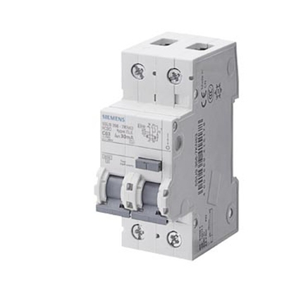 100% Πρωτότυπο 5SU9326-1CN32 RCBO Τύπος AC 30MA 6KA 2P C32 Siemens 5SU9 Μικροσκοπικός διακόπτης εναπομείναντος ρεύματος