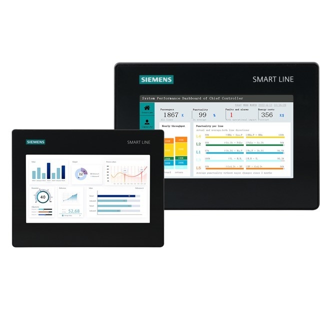 Αριθμός I/O Άλλα Siemens 100% αρχικό έξυπνο πάνελ 6AV6648-0DE11-3AX0 HMI Smart 1000 IE V4