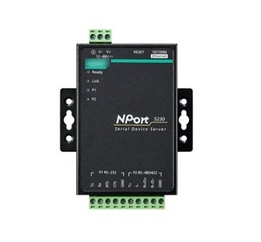 2 PORT 5230 Θύρα RS-232/422/485 Διακομιστής δικτύωσης συσκευών κατά σειρά για MOXA