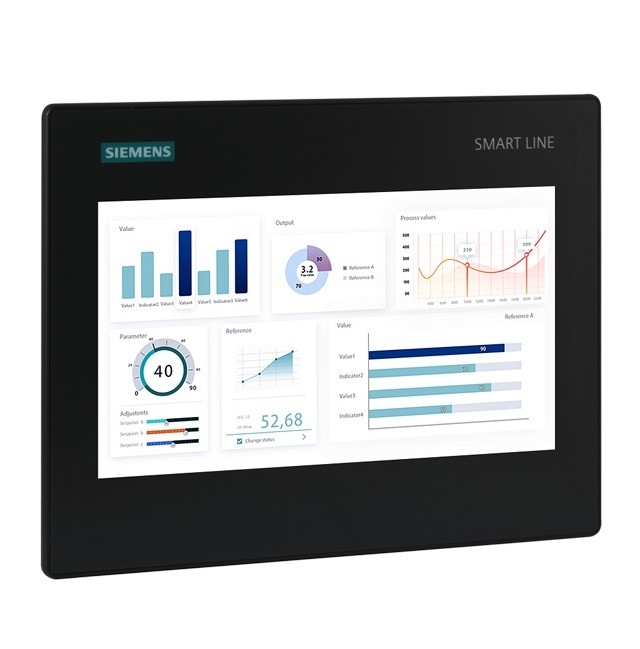 Siemens 6AV6648-0DC11-3AX0HMI Smart 700 IE V4 7 ιντσών οθόνη αφής για δίκτυο Ethernet