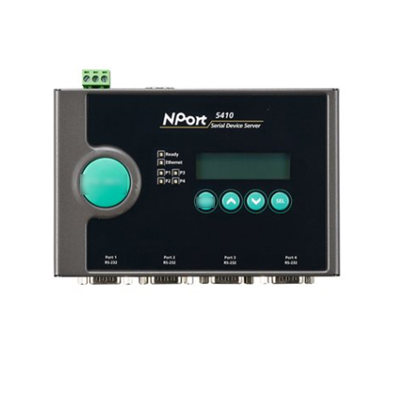 NPORT 5450 4 θύρες RS-232/422/485 Σειριακός διακομιστής για MOXA Βιομηχανική Αυτοματοποίηση Essential